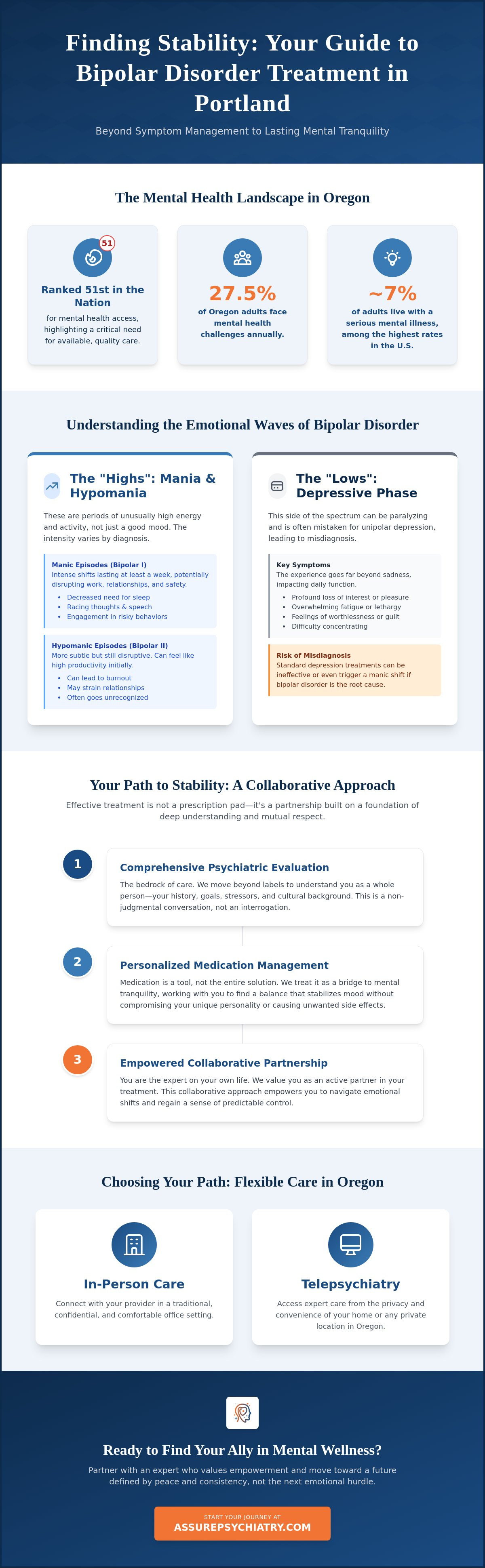Bipolar Disorder Treatment in Portland: A Comprehensive Guide to Stability and Peace of Mind